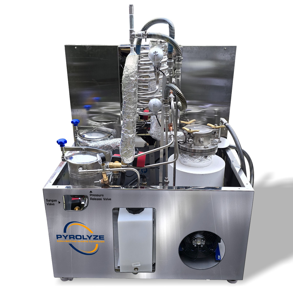 3 kg waste plastics per batch pyrolysis research/demonstrator plant - Image 3