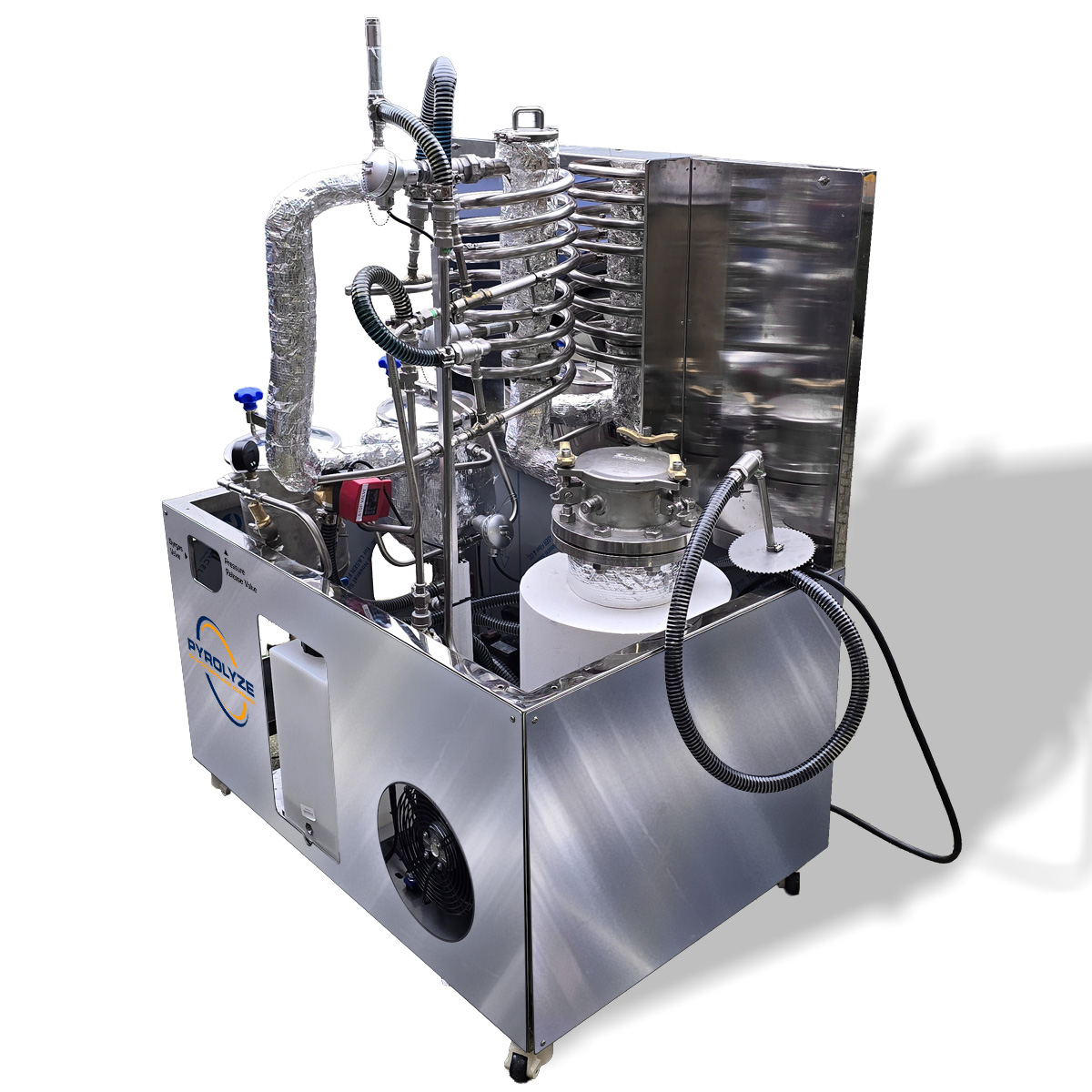 3 kg waste plastics per batch pyrolysis research/demonstrator plant - Image 2