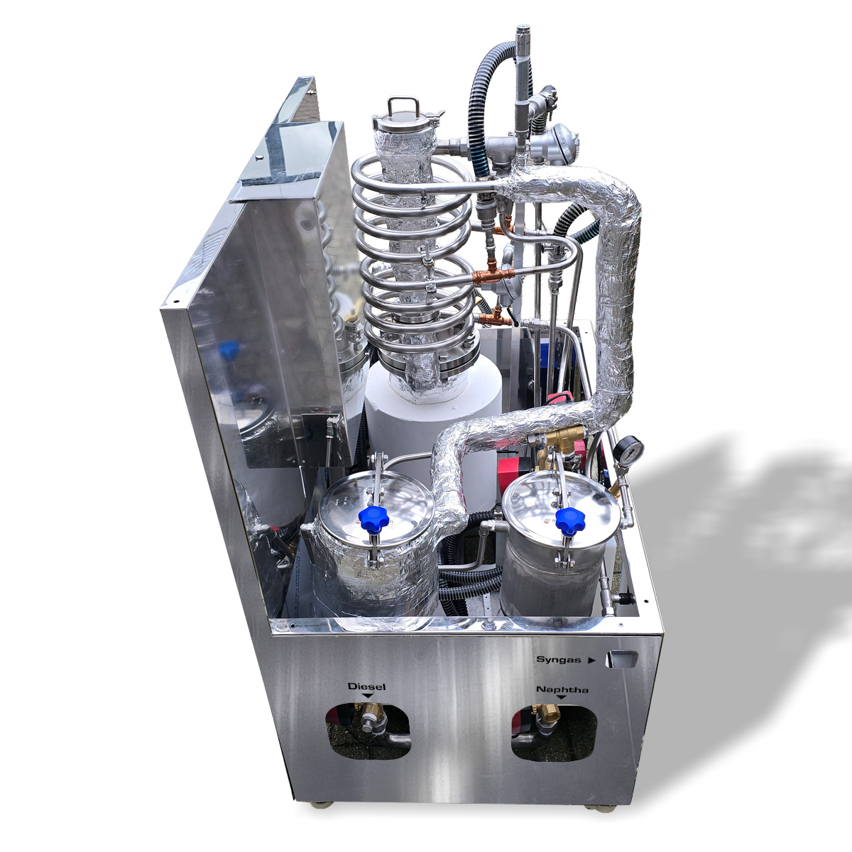 3 kg waste plastics per batch pyrolysis research/demonstrator plant - Image 4